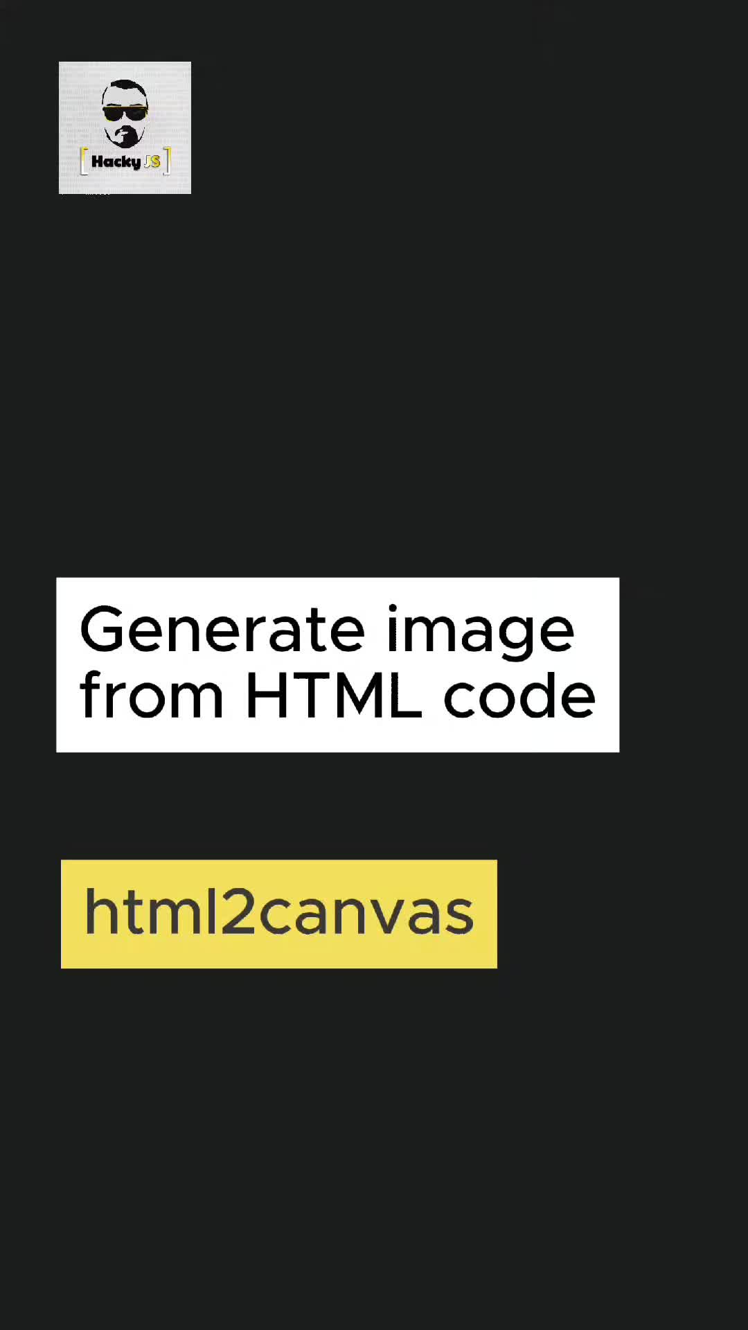 Generate image from HTML code